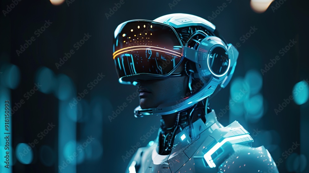 Embracing the synergy of robotics and humanity: a futuristic vision showcasing the harmonious integration of advanced technologies and visualized designs in a boldly modern landscape Embracing the synergy of robotics and humanity: a futuristic vision showcasing the harmonious integration of advanced technologies and visualized designs in a boldly modern landscape