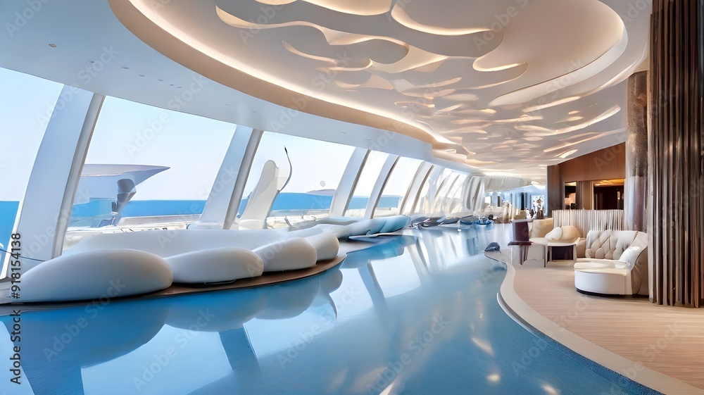 Fototapeta premium pool at the hotel