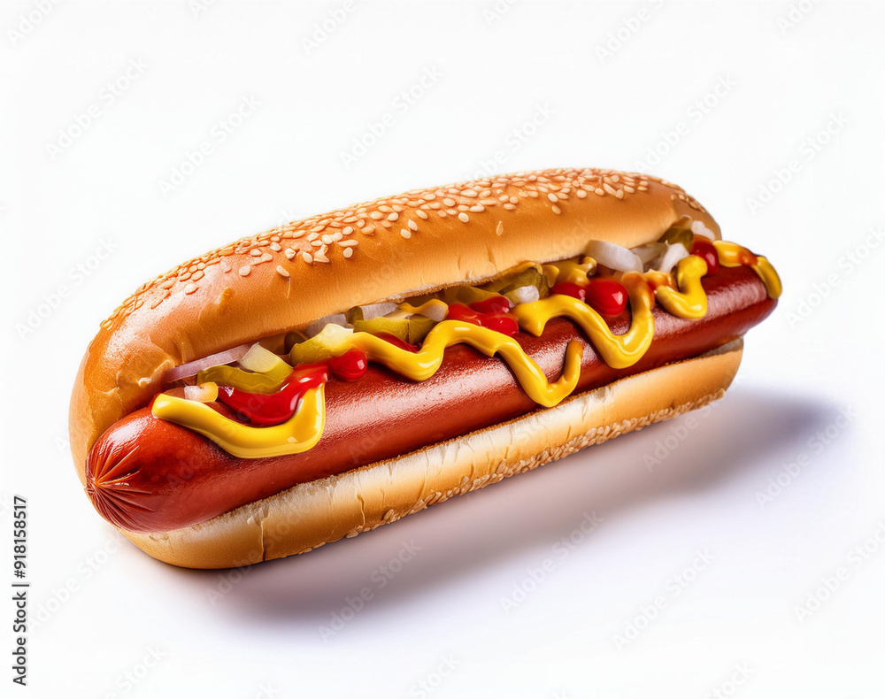 Classic Hotdog with Mustard Classic Hotdog with Mustard