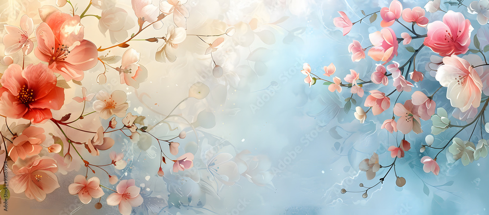 Elegant Delicate Floral Pattern on Soft Pastel Background with Intricate Details and Gentle Colors for Wedding Invitations, Fashion, and Beauty Content Elegant Delicate Floral Pattern on Soft Pastel Background with Intricate Details and Gentle Colors for Wedding Invitations, Fashion, and Beauty Content