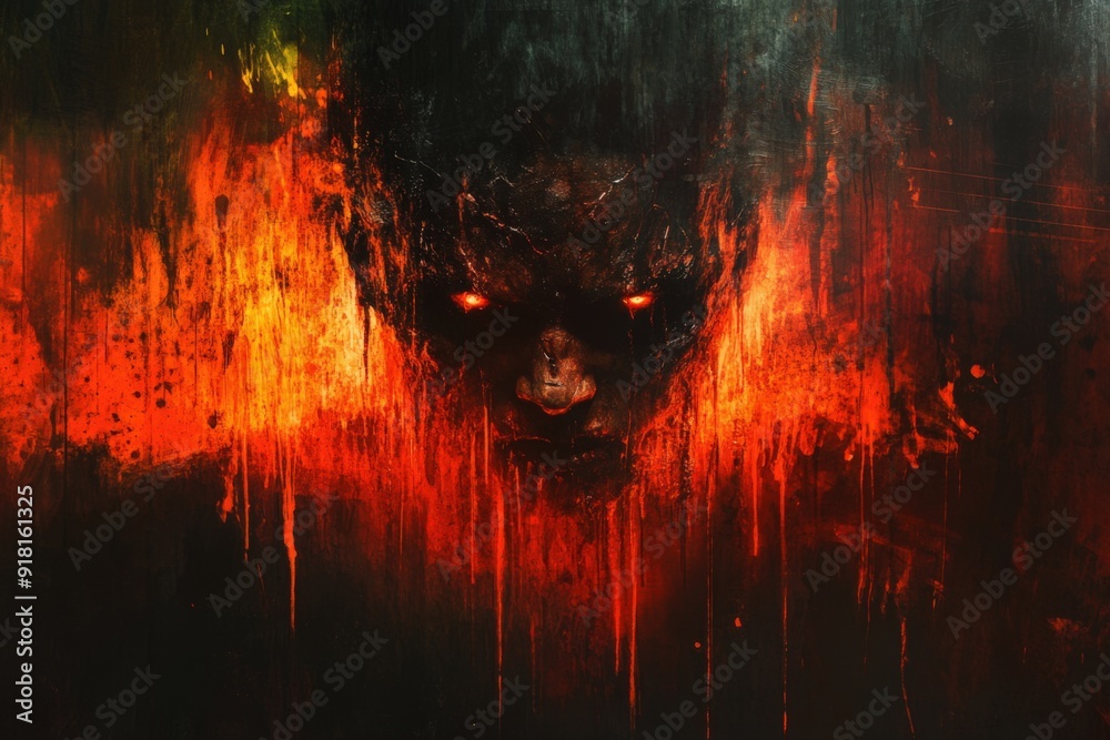 Obraz premium The Embodied Form of Fear Itself