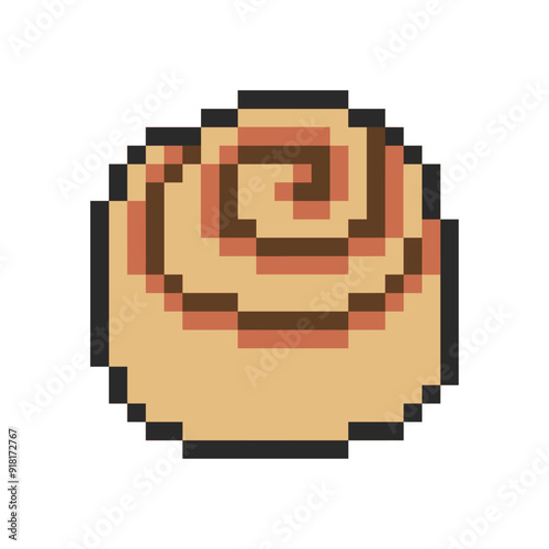 cinnamon rolls pixel art for your needs 