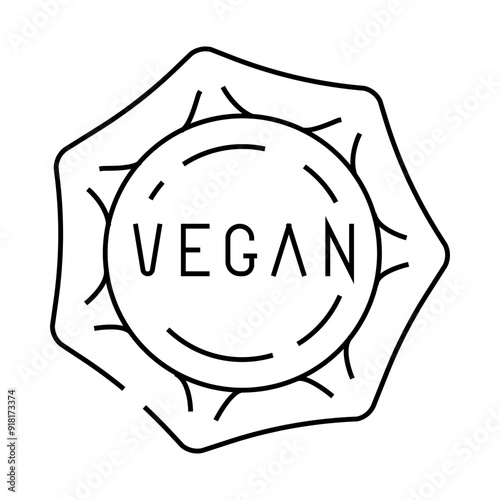 vegan dumplings line icon vector. vegan dumplings sign. isolated contour symbol black illustration