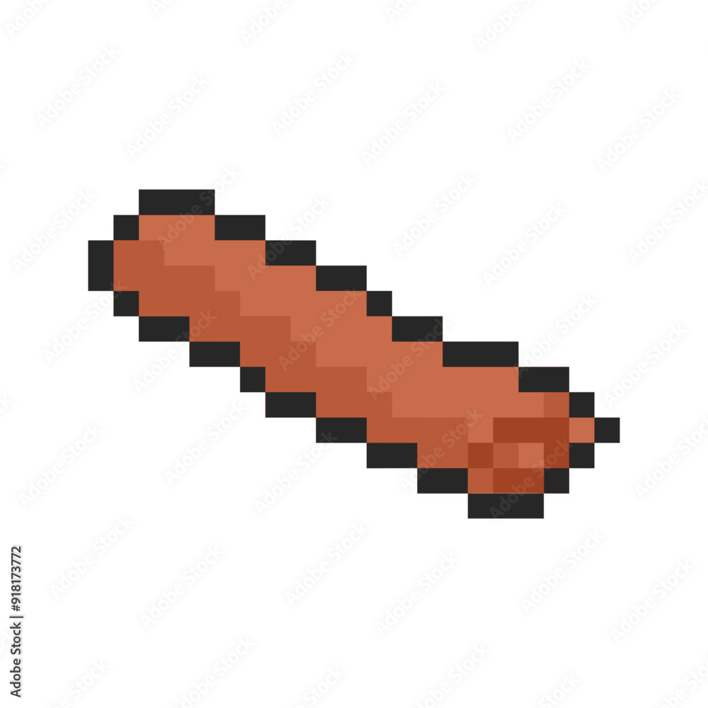Fototapeta premium cinnamon stick pixel art for your needs 