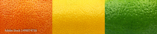 Fotografija Grapefruit, Lemon, Lime, citrous Peel background