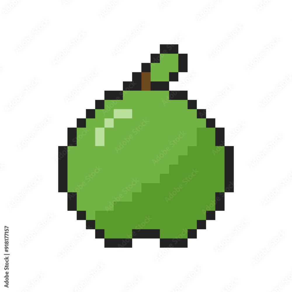 Fototapeta premium autumn apple pixel art for your needs