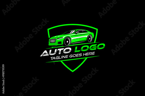 Automotive logo Design, Car shop logo template.