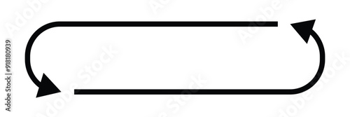 Refresh icon, repeat and reload arrow symbol convert button. Repeat and reload icons set and arrow rotation circle. Sync icon symbol convert button sign in eps 10.