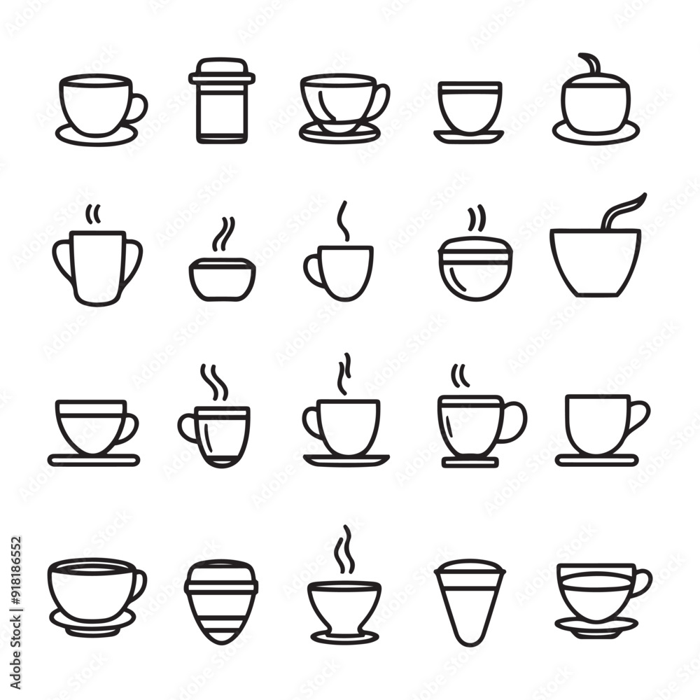 cups icon isolated vector illustration cups icon isolated vector illustration