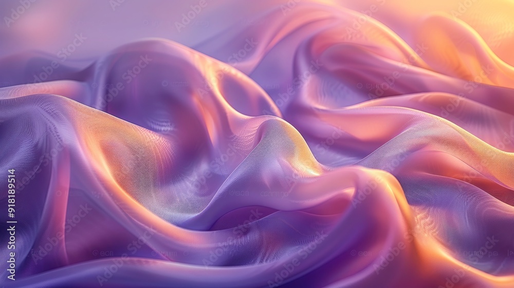 D Wave Silk: Abstract Background in Bright Gold and Purple Gradient D Wave Silk: Abstract Background in Bright Gold and Purple Gradient