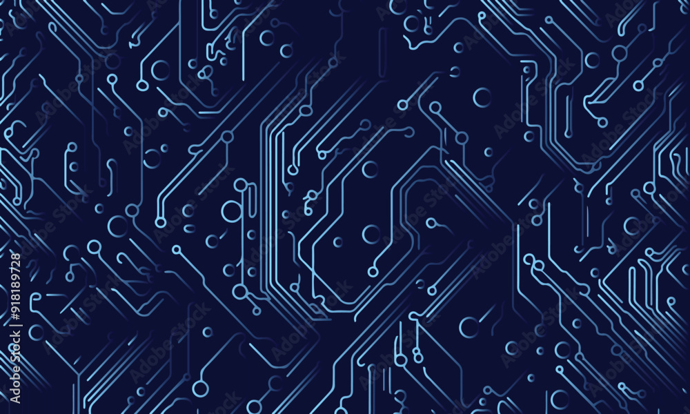 blue printed digital electronic circuit board isolated vector background blue printed digital electronic circuit board isolated vector background