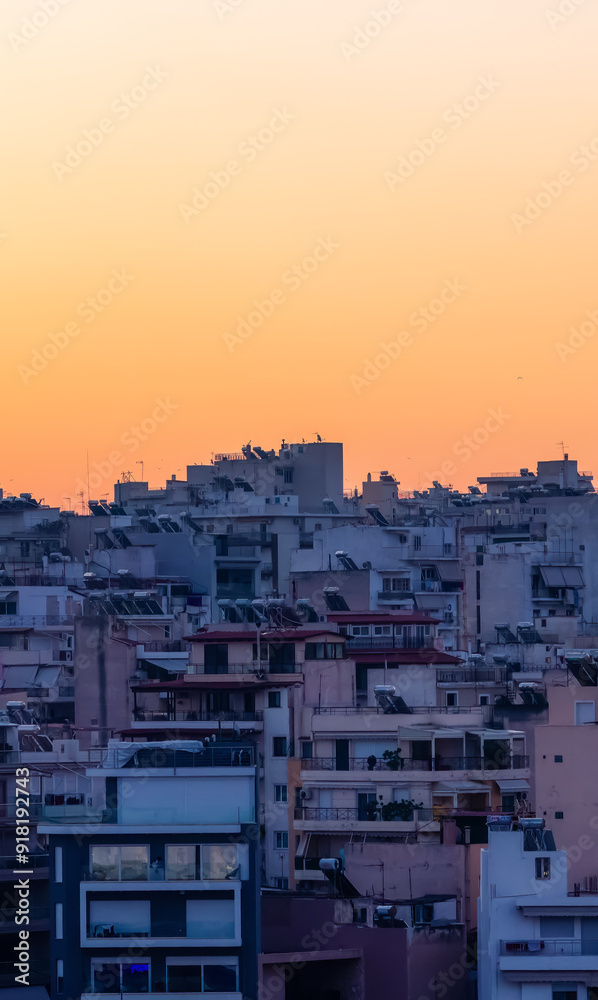 Apartment Buildings in Capital City of Athens, Greece. Apartment Buildings in Capital City of Athens, Greece.