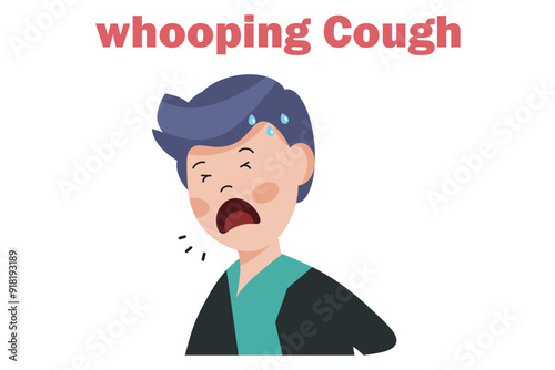 Whooping cough (pertussis) is a contagious respiratory disease causing severe coughing fits with a "whooping" sound. Similar diseases include diphtheria, croup, bronchitis, and respiratory syncytial v