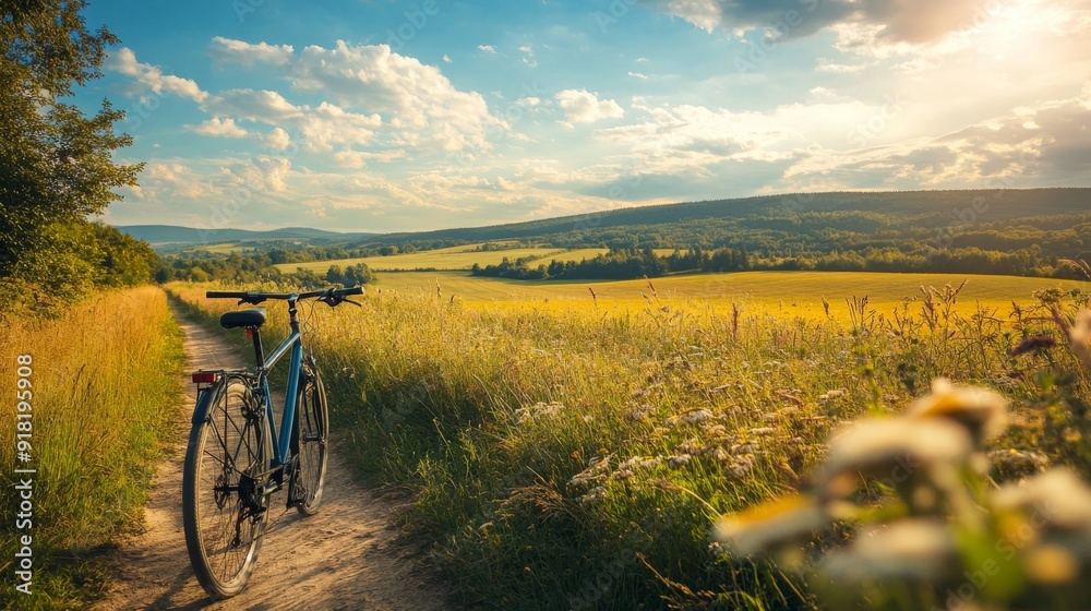 Obraz premium people riding bicycle 