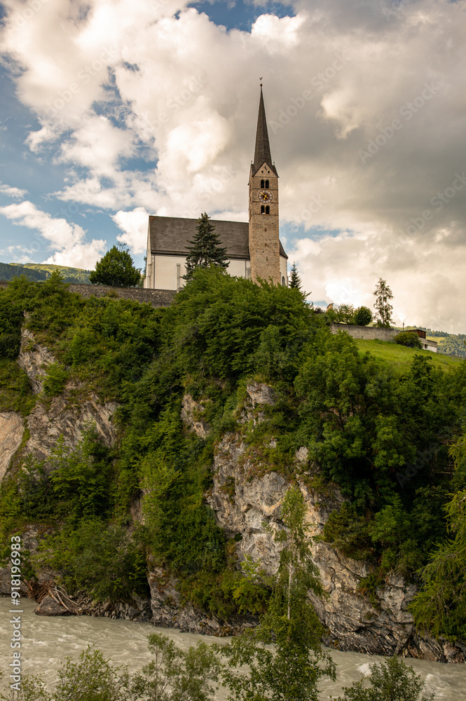 Scuol in lower Engadine, Swiss Scuol in lower Engadine, Swiss