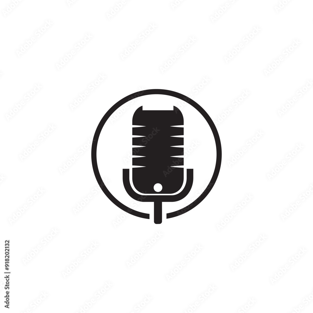 Podcast Vector icon design illustration Template Podcast Vector icon design illustration Template