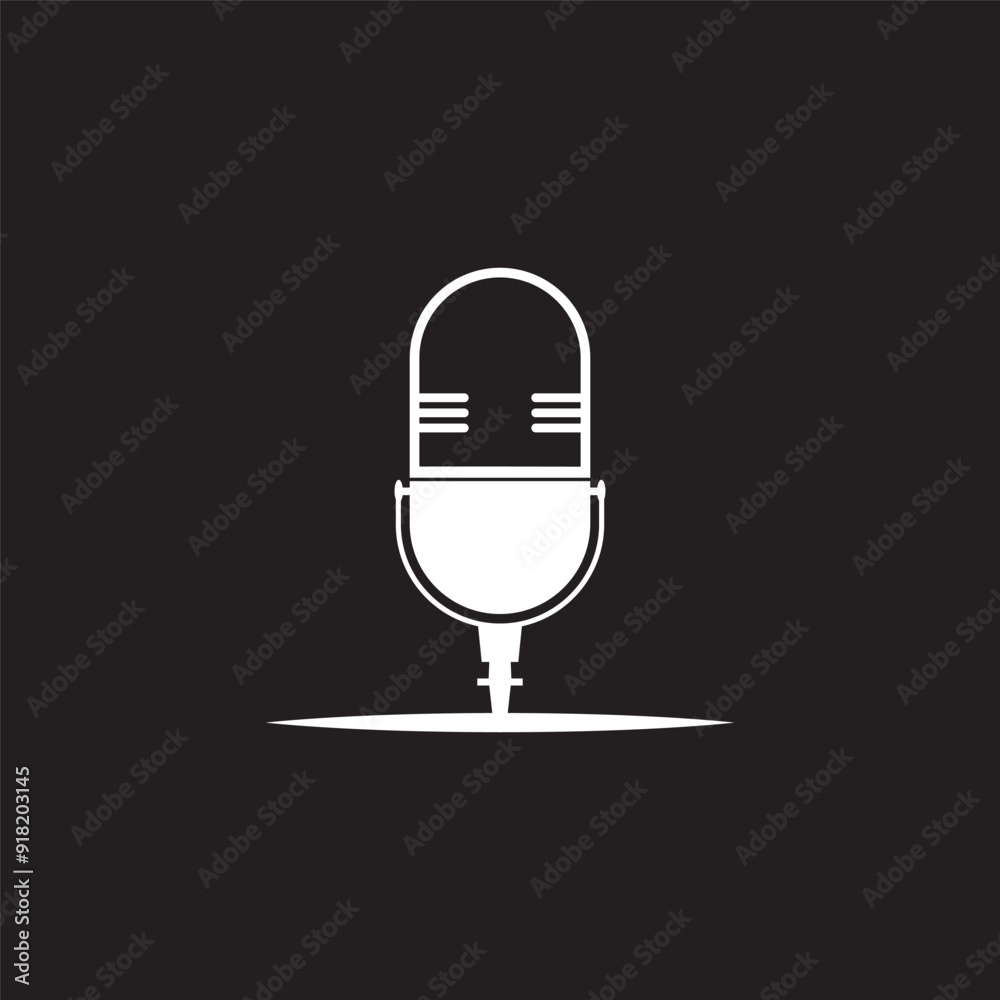 Podcast Vector icon design illustration Template Podcast Vector icon design illustration Template
