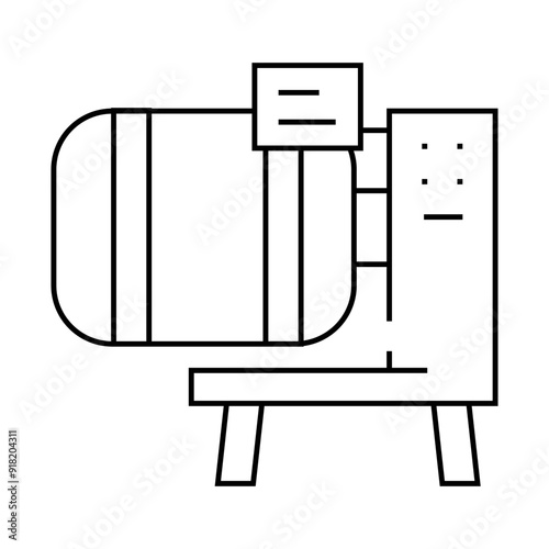massagers equipment line icon vector. massagers equipment sign. isolated contour symbol black illustration
