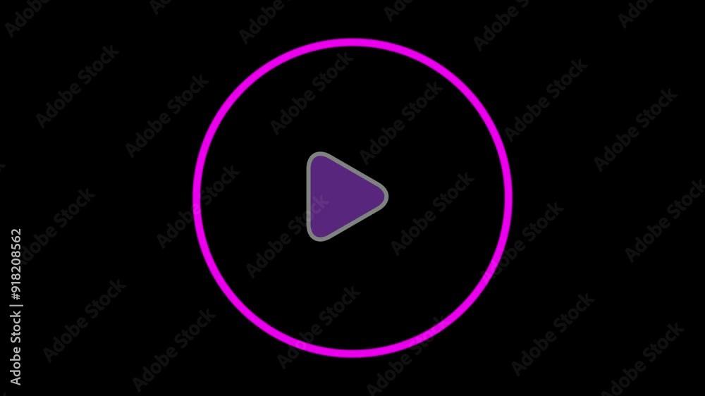 Play Button Icon Circle | Start Buttons Illustration | Video Audio Player Navigate Symbol | Arrow Logo | Game Begin Sign | Isolated | Variations