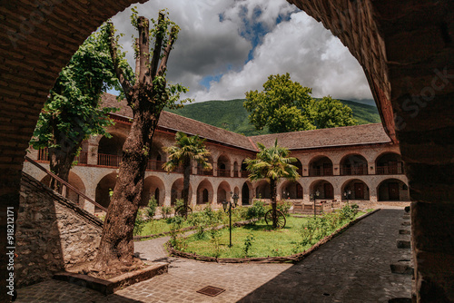 Ancient palaces in the city of Sheki, Azerbaijan