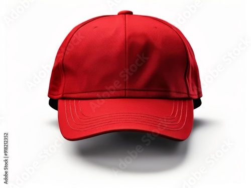 flat peak cap, baseball cap, men's on light background. AI generated.