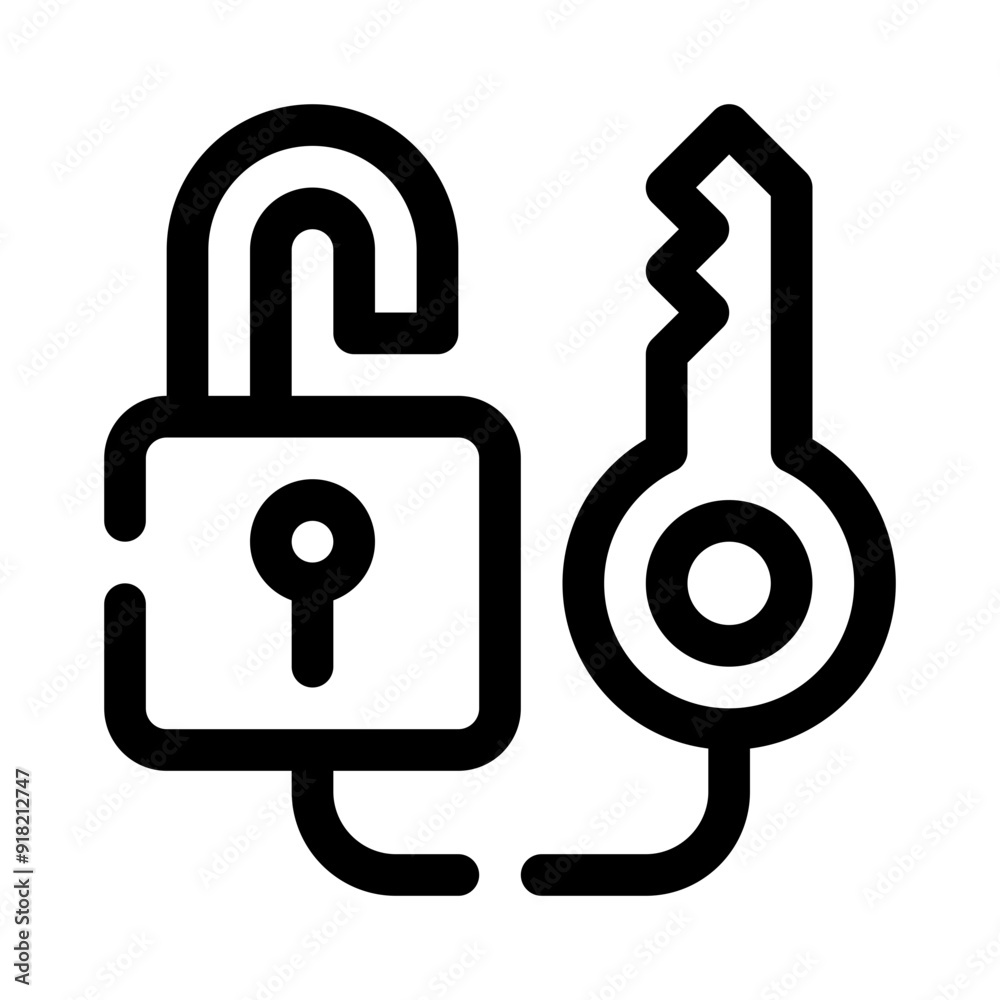security line icon security line icon