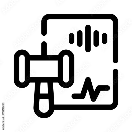 judgement line icon