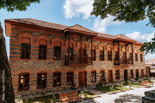 Old mosques in the city of Sheki, Azerbaijan photo