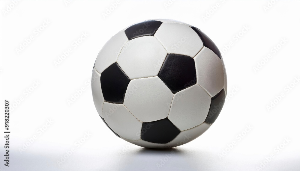 Soccer ball isolated on white. Generated image Soccer ball isolated on white. Generated image