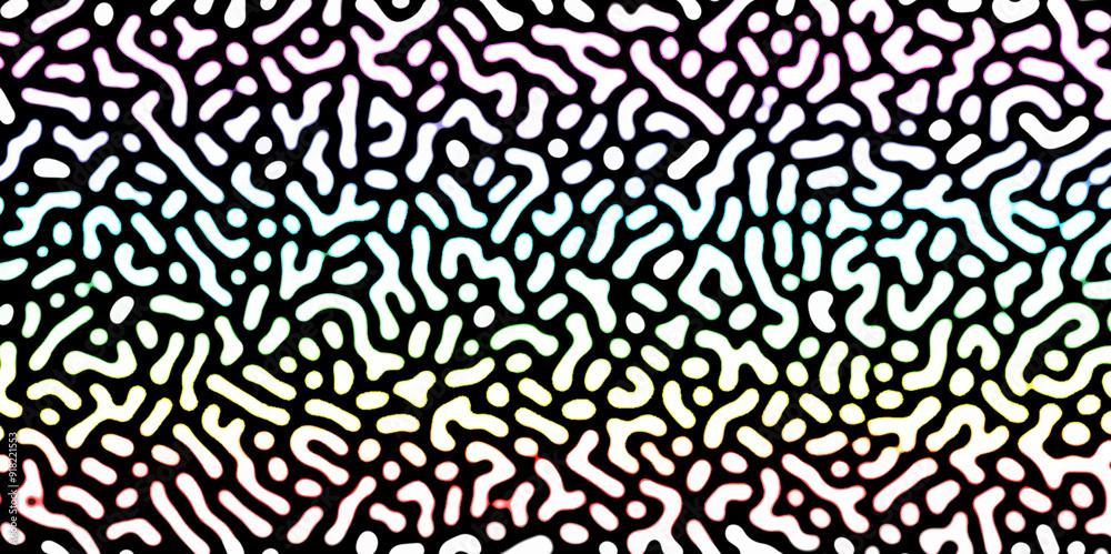 Abstract Turing organic wallpaper with background. Turing reaction diffusion monochrome seamless pattern with chaotic motion. Natural seamless line pattern. Linear design with biological shapes. Abstract Turing organic wallpaper with background. Turing reaction diffusion monochrome seamless pattern with chaotic motion. Natural seamless line pattern. Linear design with biological shapes.