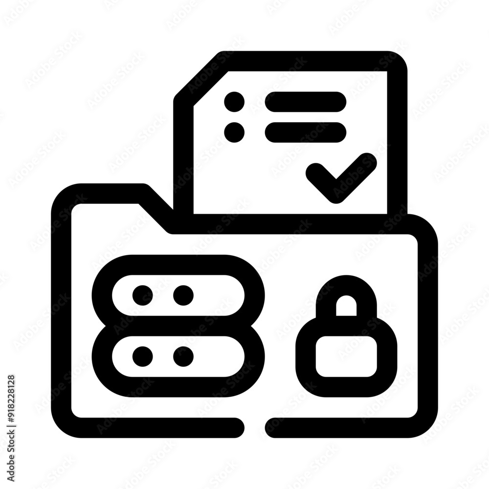 security line icon security line icon