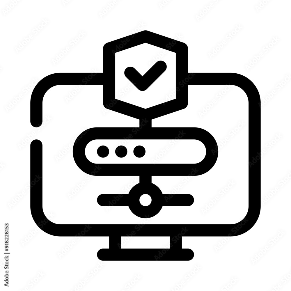 proxy line icon proxy line icon