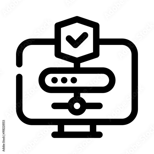 proxy line icon