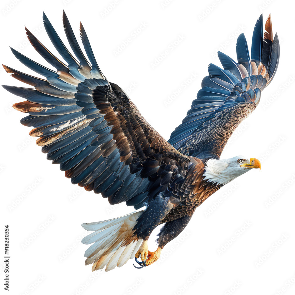 Obraz premium Flying Falcon isolated on a transparent background for web, banner, wallpaper