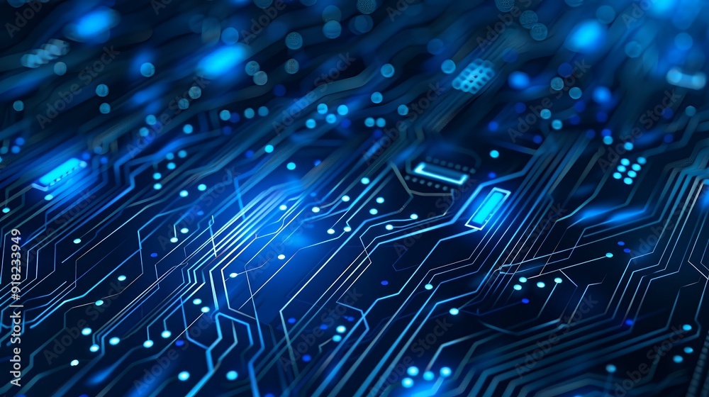 Abstract circuit board futuristic technology processing background Abstract circuit board futuristic technology processing background