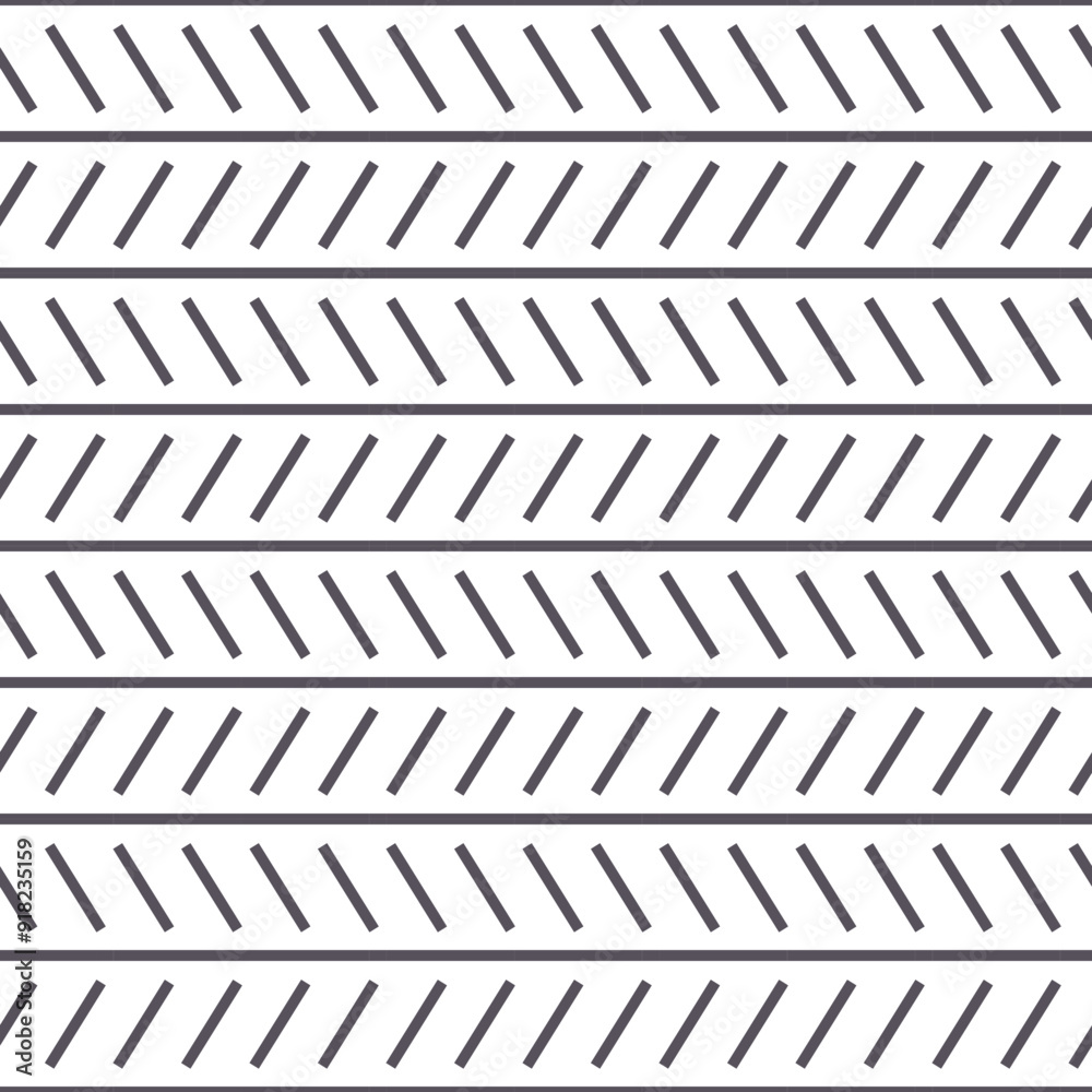 Fototapeta premium Seamless geometric pattern with lines.