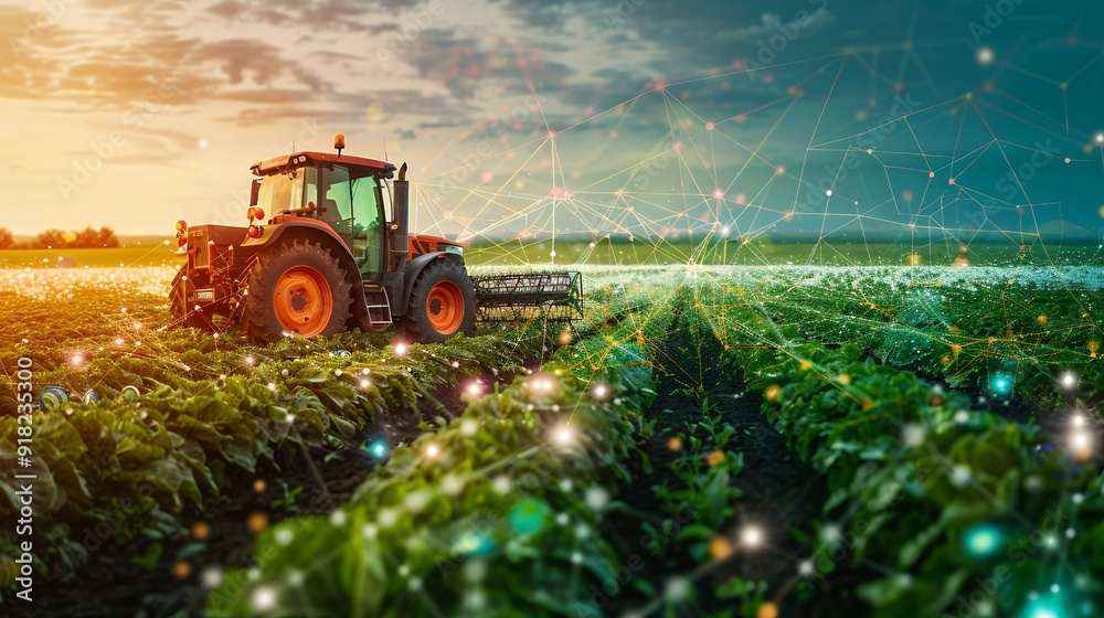 the concept of processing the cultivation of an agricultural field with automated on artificial intelligence. technologies of the future in agriculture the concept of processing the cultivation of an agricultural field with automated on artificial intelligence. technologies of the future in agriculture
