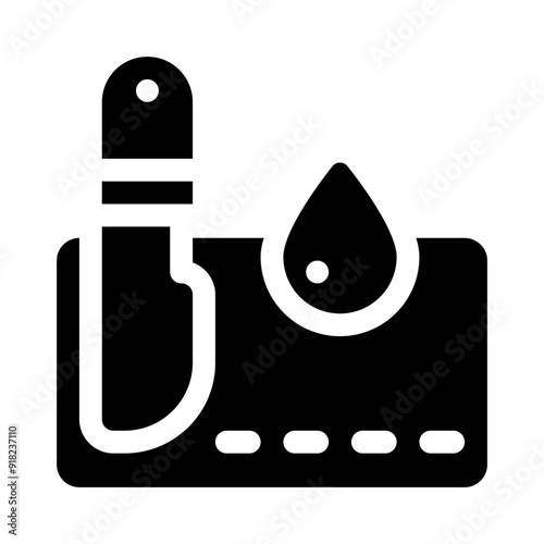 scalpel glyph icon