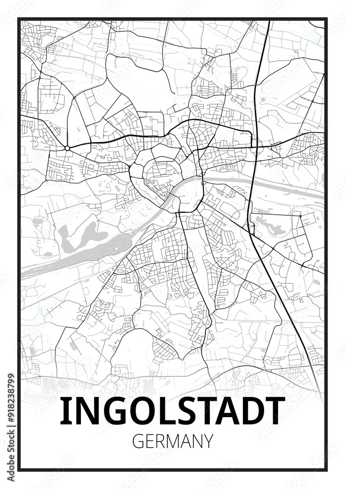 Fototapeta premium Ingolstadt, Allemagne