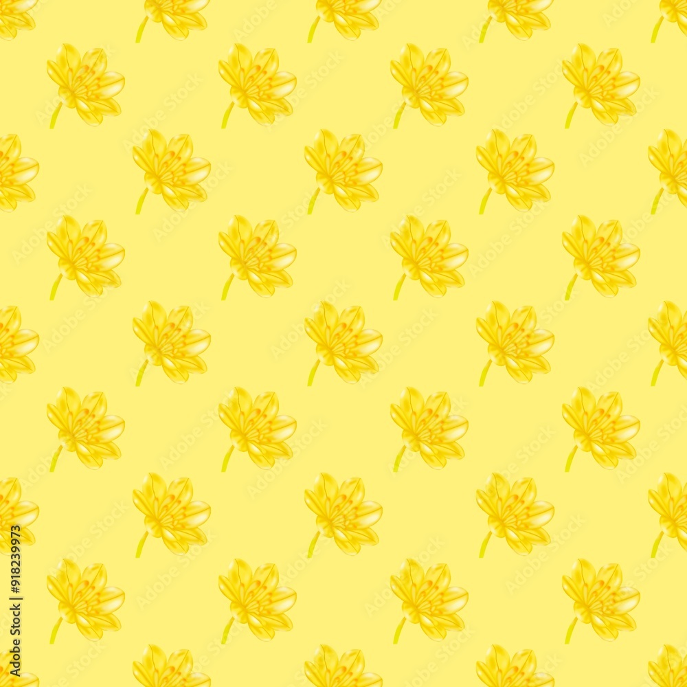 seamless pattern with yellow flowers seamless pattern with yellow flowers