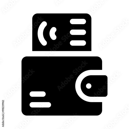 wallet glyph icon