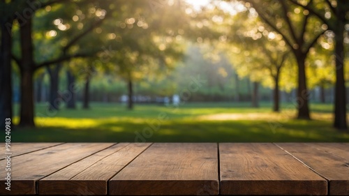 Wooden Panel Nature Background