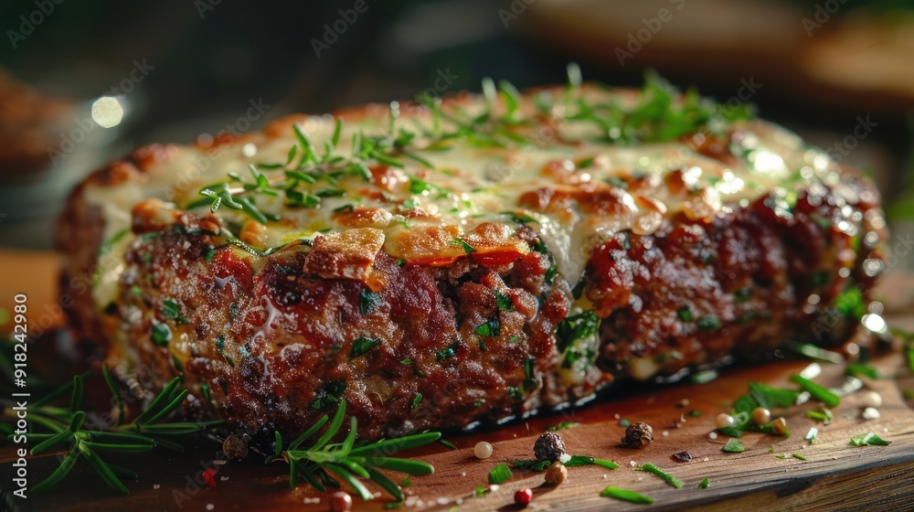 A tantalizingly prepared piece of cooked beef, A tantalizingly prepared piece of cooked beef,