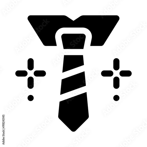tie glyph icon