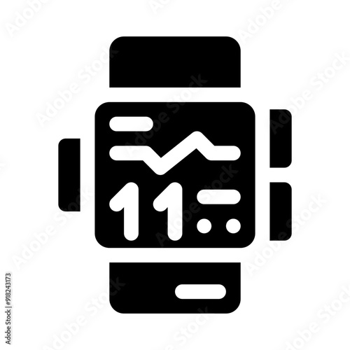 watch glyph icon