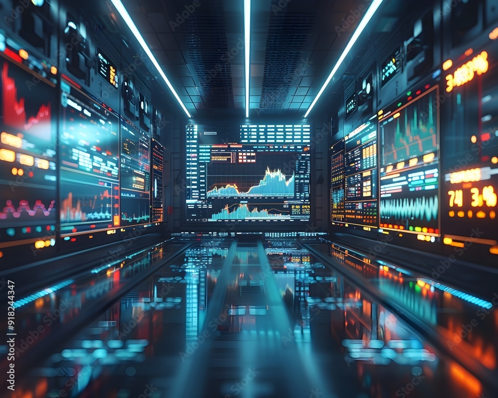 AI Driven Financial Trading Floor with Advanced Analytics Powering Strategic Decisions AI Driven Financial Trading Floor with Advanced Analytics Powering Strategic Decisions