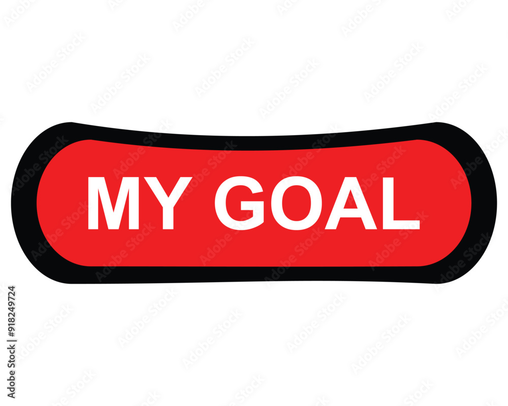 my goal button on white background. my goal button sign my goal button on white background. my goal button sign