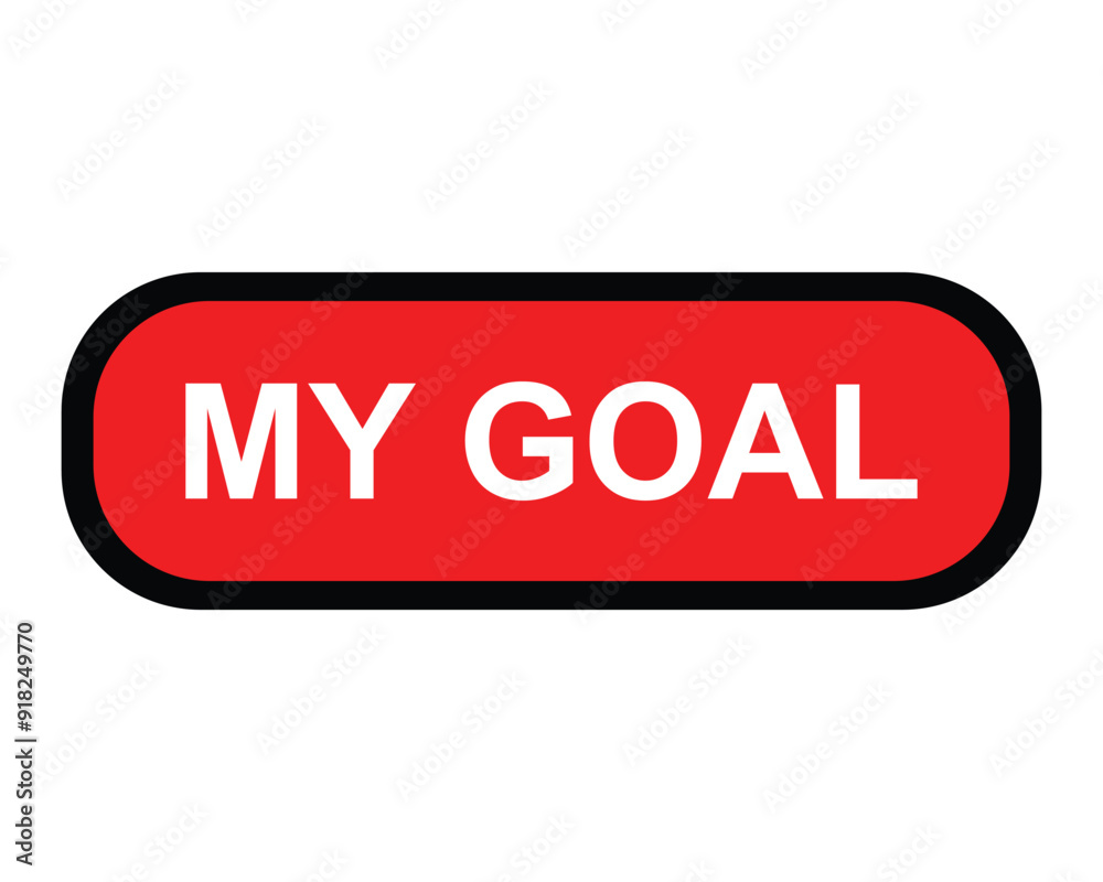 my goal button on white background. my goal button sign my goal button on white background. my goal button sign