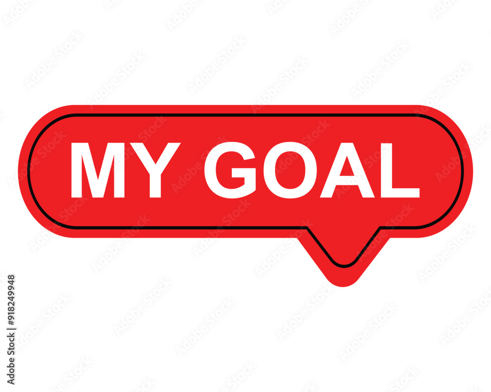 my goal button on white background. my goal button sign my goal button on white background. my goal button sign