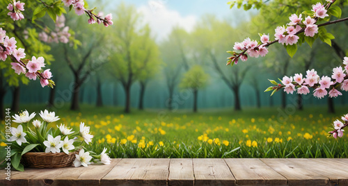 spring flowers in the garden